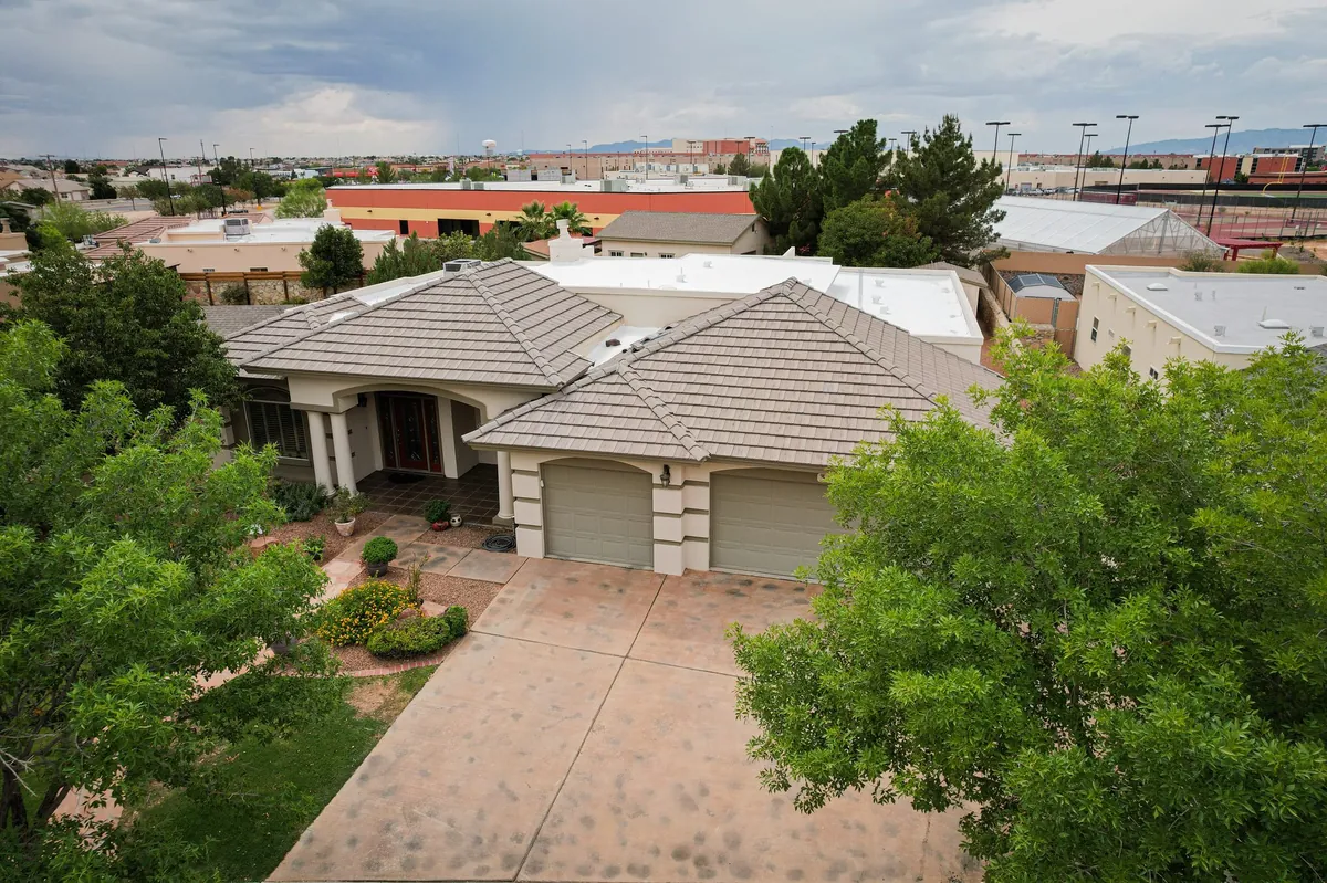 Roof Coating — Completed project front view